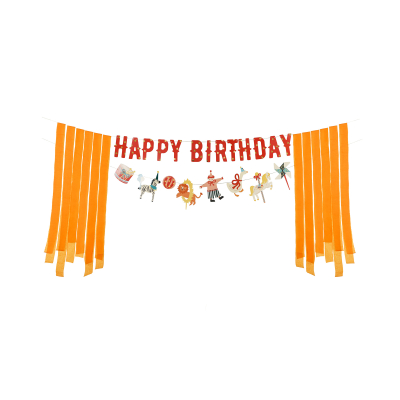 Banner Happy Birthday Cirkus Albi Albi