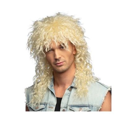 Paruka Rocker blond dlouhá vlnitá Albi Albi