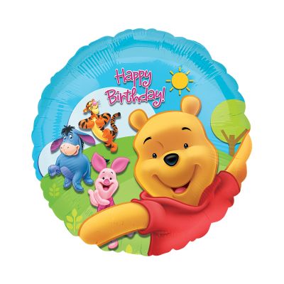 Balónek fóliový Happy Birthday Medvídek Pú Albi Albi