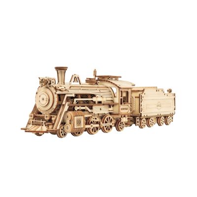 Dřevěný model - Parní lokomotiva Robotime Robotime