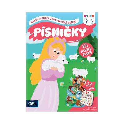 Karty a puzzle pro Mluvicí tablík - Písničky: Kvído Albi Albi